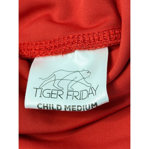 Tiger Friday 13 Hippie Shorts Bisque Red Child Medium CM Dance Booty Shorties - Picture 7 of 9